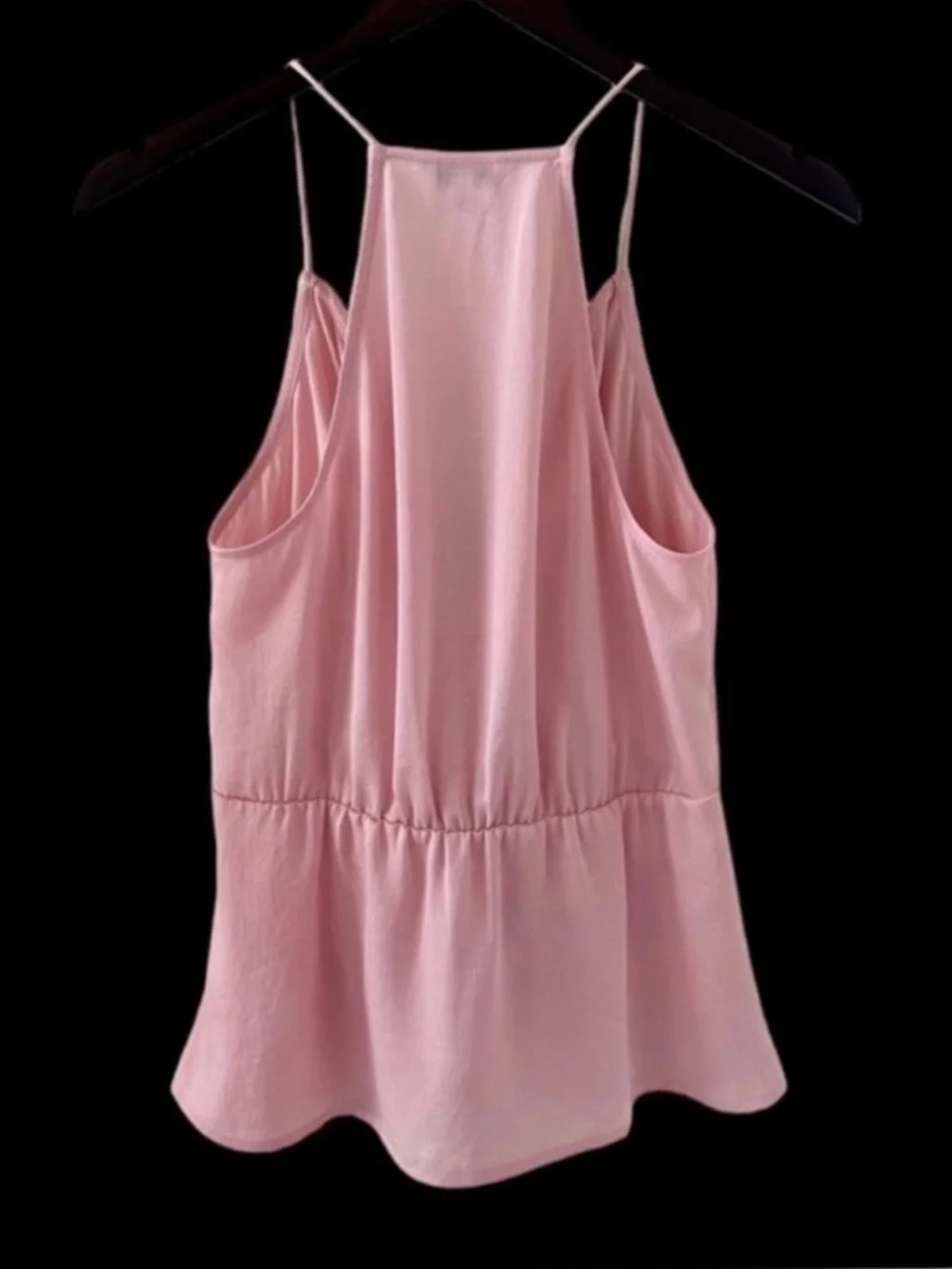 NEW Express Light Pink Sleeveless V-Neck Crossover Front Top Size Small - Picture 6 of 7